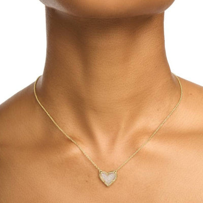 Ari Heart Extended Length Pendant Kendra Scott Necklaces