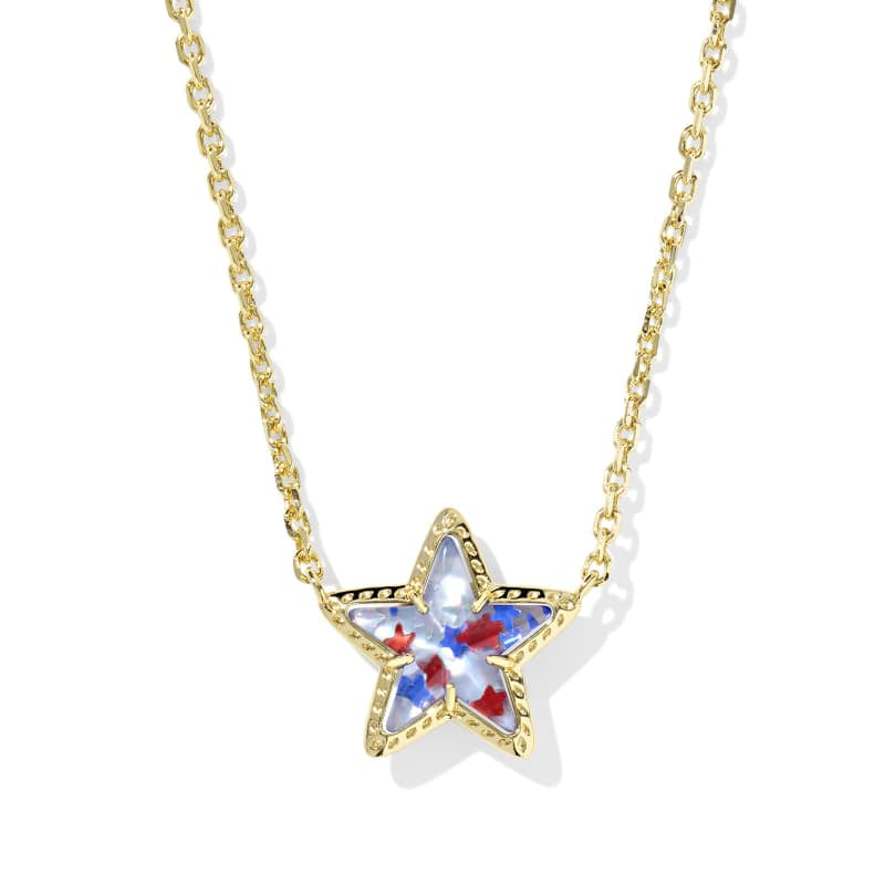 Cassidy Red, White, & Blue Kendra Scott Necklace