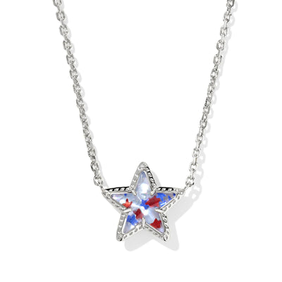 Cassidy Red, White, & Blue Kendra Scott Necklace