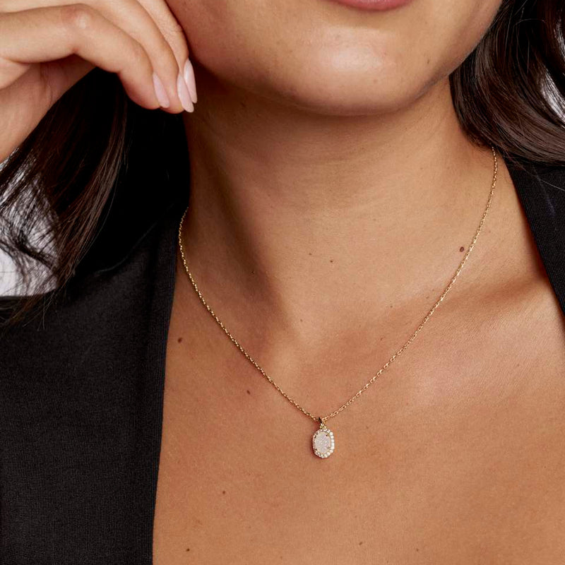 Daphne Crystal Frame Kendra Scott Necklaces