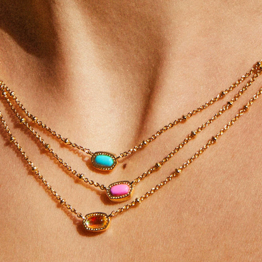 Mini Elisa Satellite Short Pendant Kendra Scott Necklaces