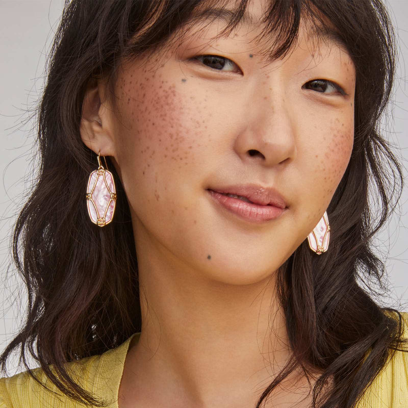 Elle Lattice Drop Frame Kendra Scott Earrings