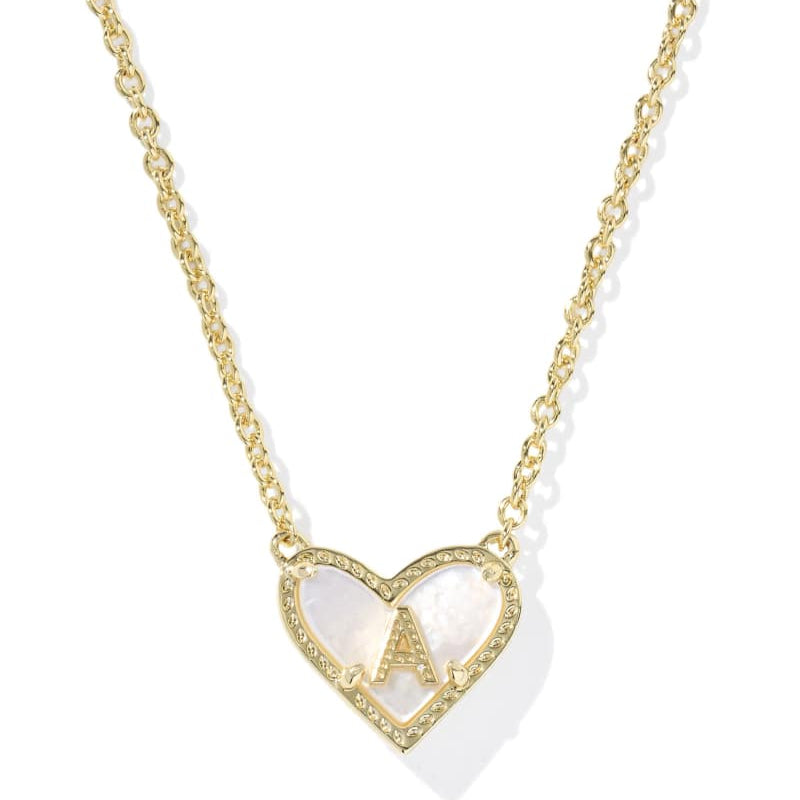 Ari Heart Letter Pendant Kendra Scott Necklaces