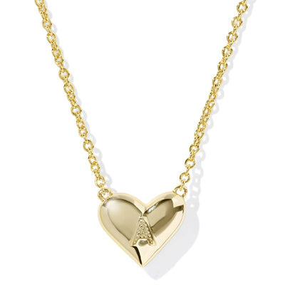 Ari Heart Letter Pendant Kendra Scott Necklaces