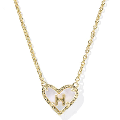 Ari Heart Letter Pendant Kendra Scott Necklaces