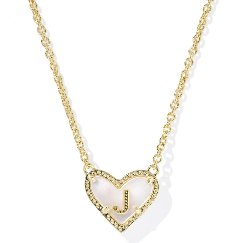 Ari Heart Letter Pendant Kendra Scott Necklaces