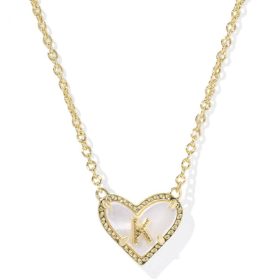 Ari Heart Letter Pendant Kendra Scott Necklaces