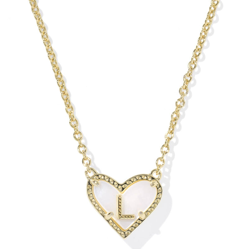 Ari Heart Letter Pendant Kendra Scott Necklaces