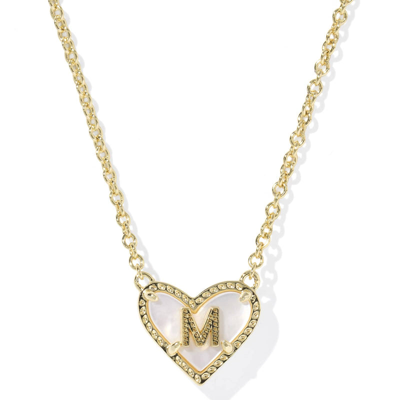 Ari Heart Letter Pendant Kendra Scott Necklaces