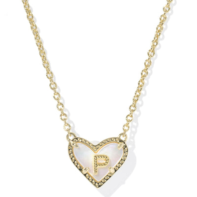 Ari Heart Letter Pendant Kendra Scott Necklaces