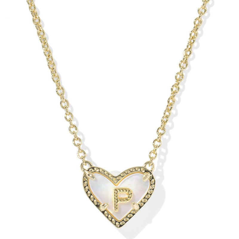 Ari Heart Letter Pendant Kendra Scott Necklaces