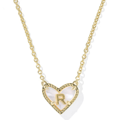 Ari Heart Letter Pendant Kendra Scott Necklaces