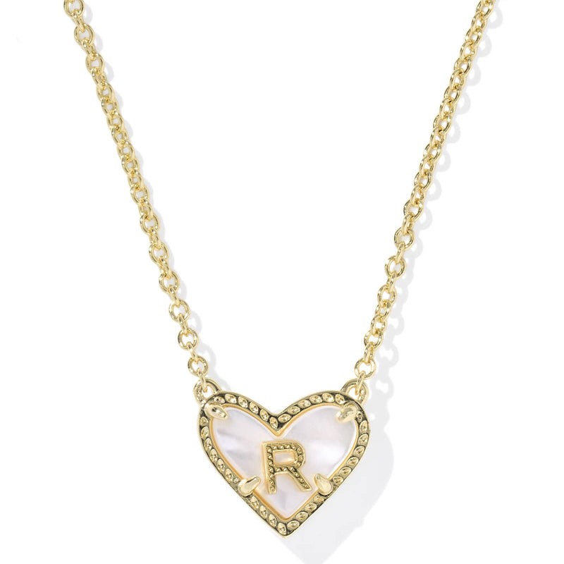 Ari Heart Letter Pendant Kendra Scott Necklaces