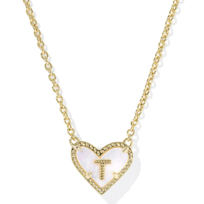 Ari Heart Letter Pendant Kendra Scott Necklaces