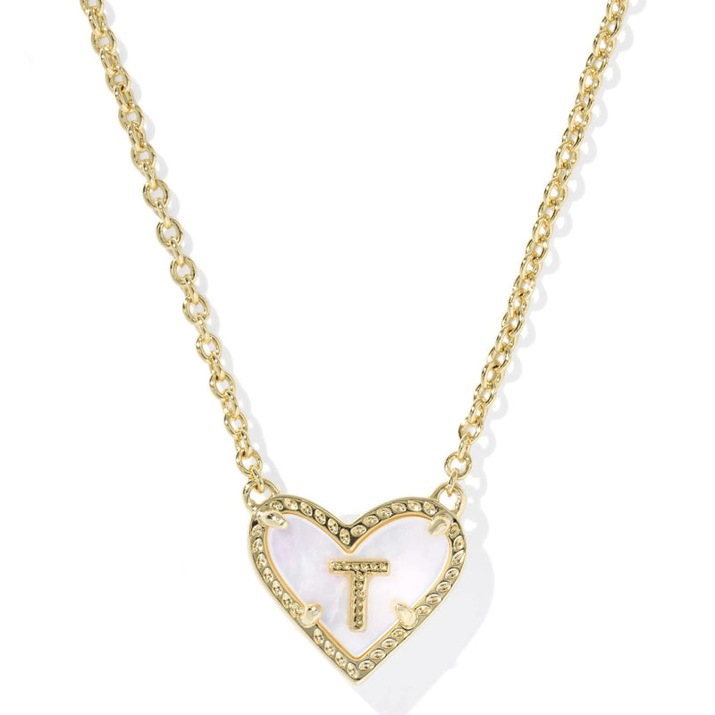 Ari Heart Letter Pendant Kendra Scott Necklaces
