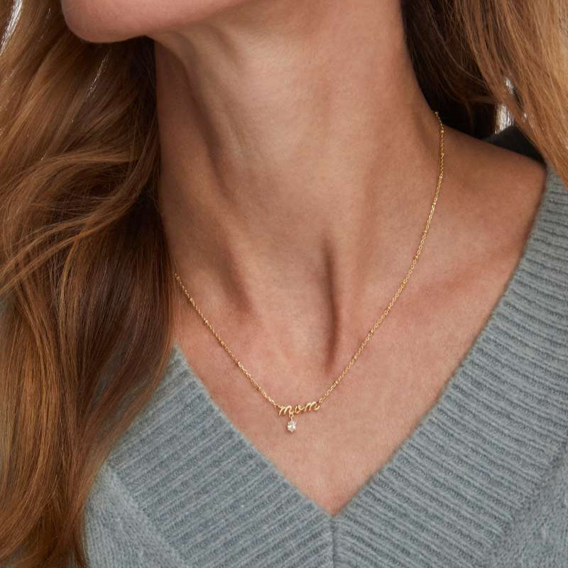 Mom Crystal Kendra Scott Necklace