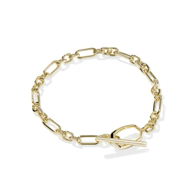 Sylvia Gold Metal Link Chain Kendra Scott Bracelet