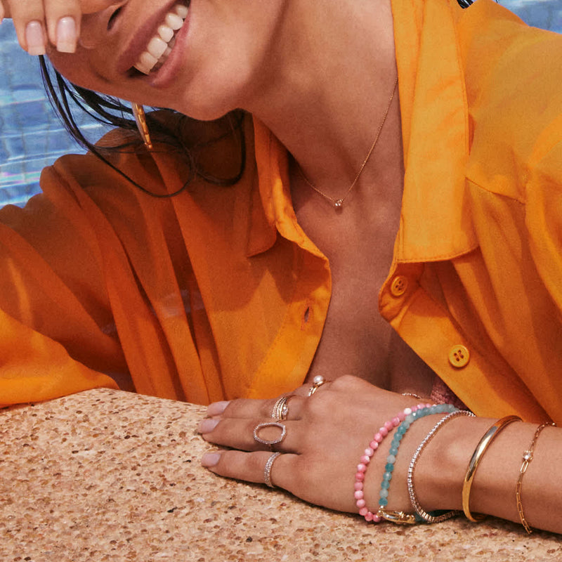 Sylvia Gold Stretch Kendra Scott Bracelet