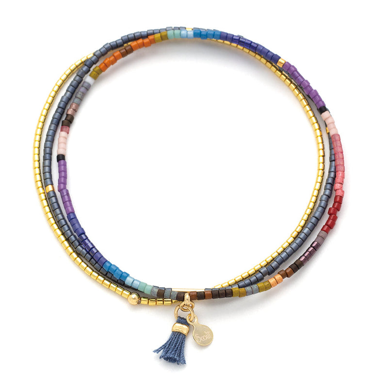 Chromocolor Miyuki Trio Beaded Bracelets