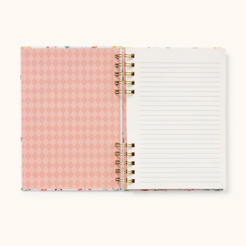 Flower Spiral Notebook & Pen Set