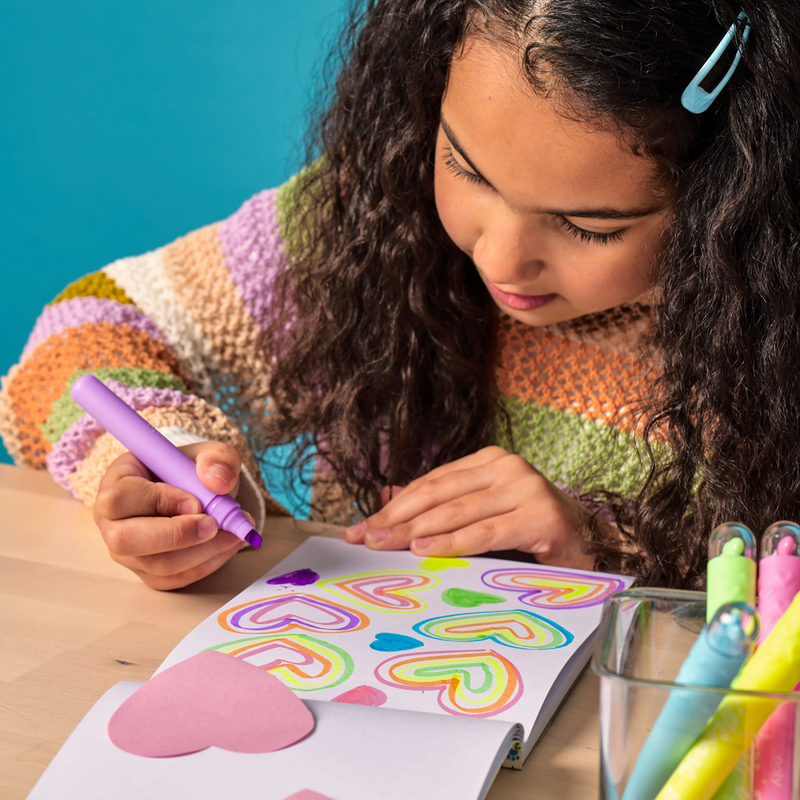 Heart Pops Highlighters 6 Pack