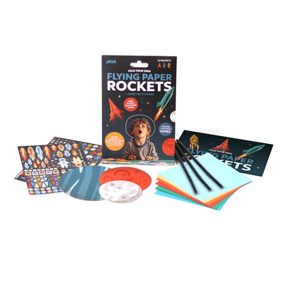 DIY Flying Paper Rockets