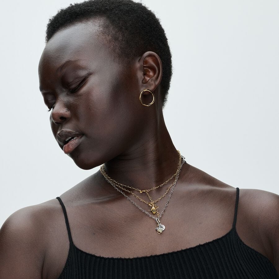 Linked Hearts Collier Pandora Necklace – Apothecary Gift Shop