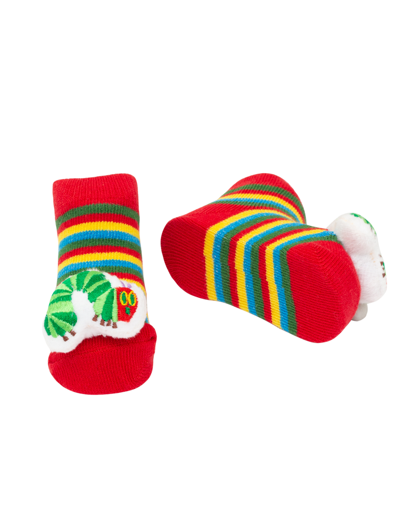 The Very Hungry Caterpillar Baby Rattle Socks