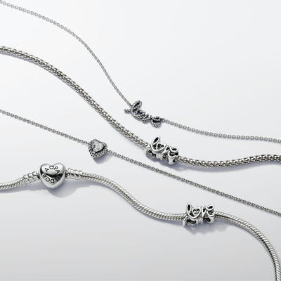 Handwritten Love Pandora Charm