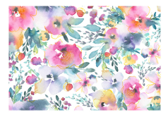 Multicolor Floral Boxed Card Set