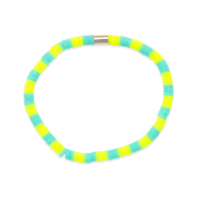 Seascape Vinyl Disc Stretch Pura Vida Bracelets