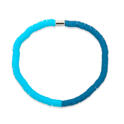 Seascape Vinyl Disc Stretch Pura Vida Bracelets