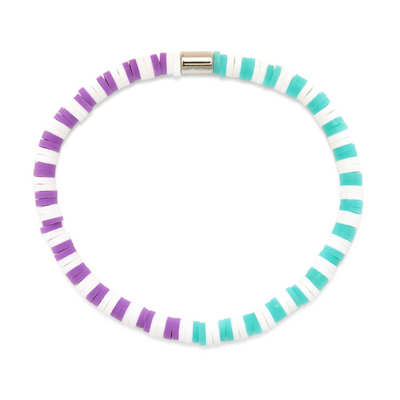 Seascape Vinyl Disc Stretch Pura Vida Bracelets