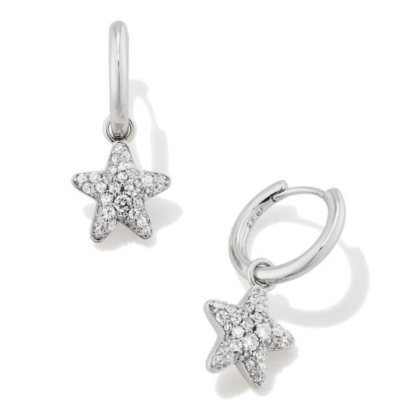 Jae Convertible Star Pave Huggie Kendra Scott Earrings