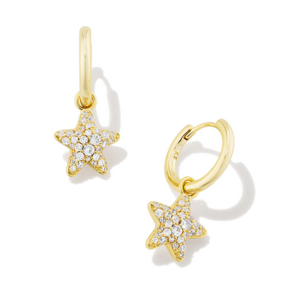 Jae Convertible Star Pave Huggie Kendra Scott Earrings