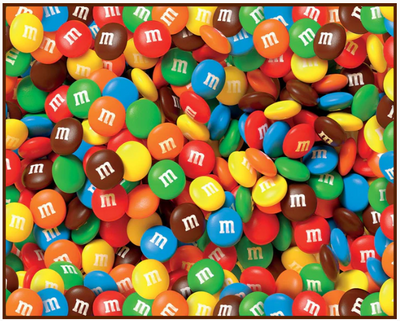 M&M Pieces Puzzle