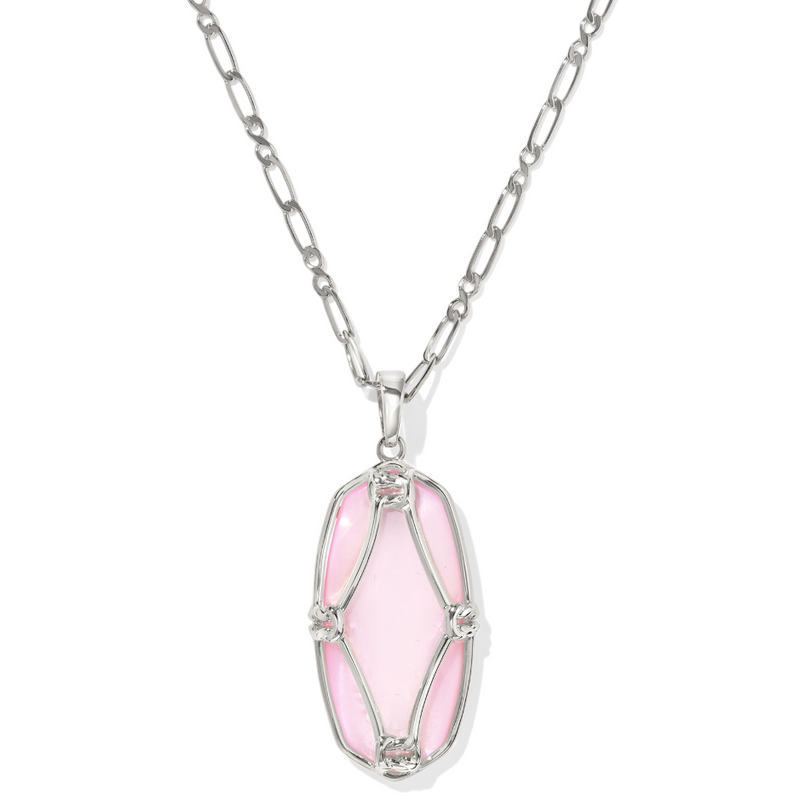 Elle Lattice Frame Long Kendra Scott Necklace