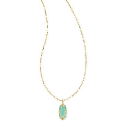 Elle Lattice Frame Long Kendra Scott Necklace