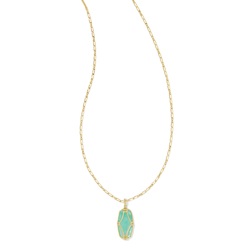 Elle Lattice Frame Long Kendra Scott Necklace