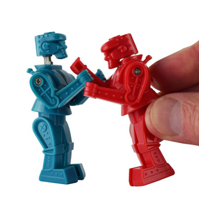 World's Smallest Rock 'Em Sock 'Em Robots