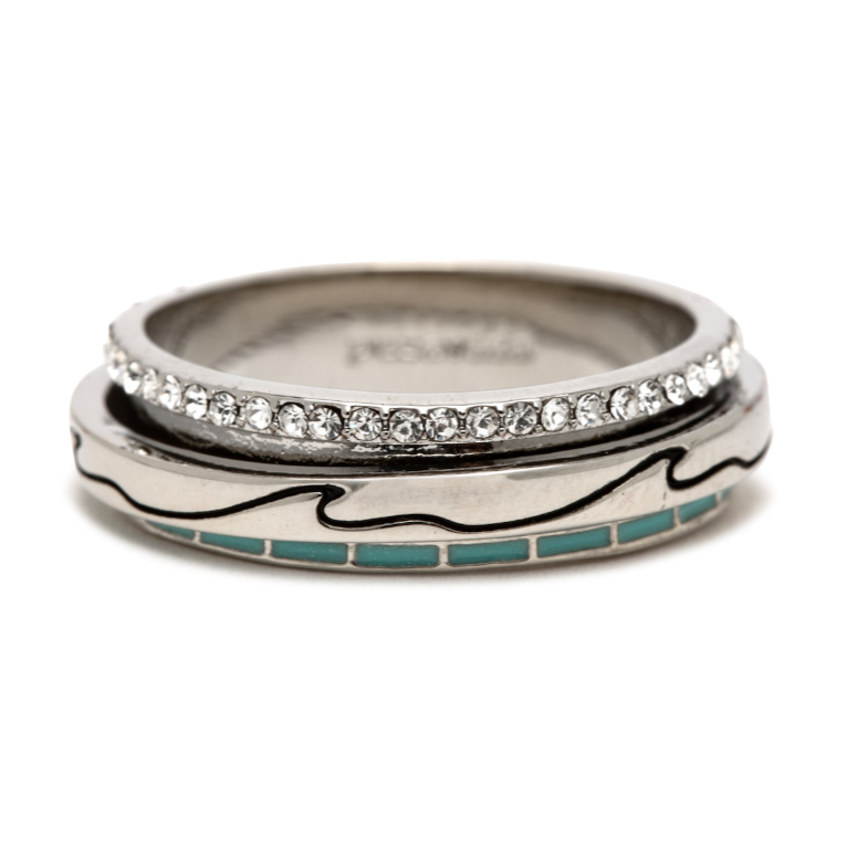 Turquoise Wave Pura Vida Fidget Rings