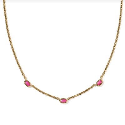 Mini Elisa Three Stone Strand Kendra Scott Necklaces