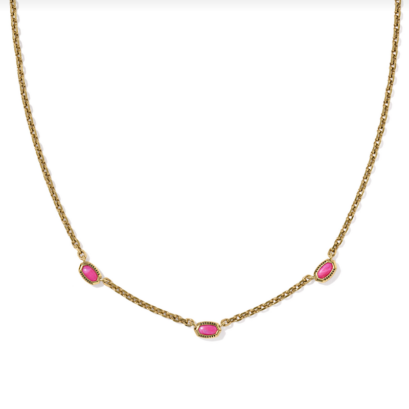 Mini Elisa Three Stone Strand Kendra Scott Necklaces