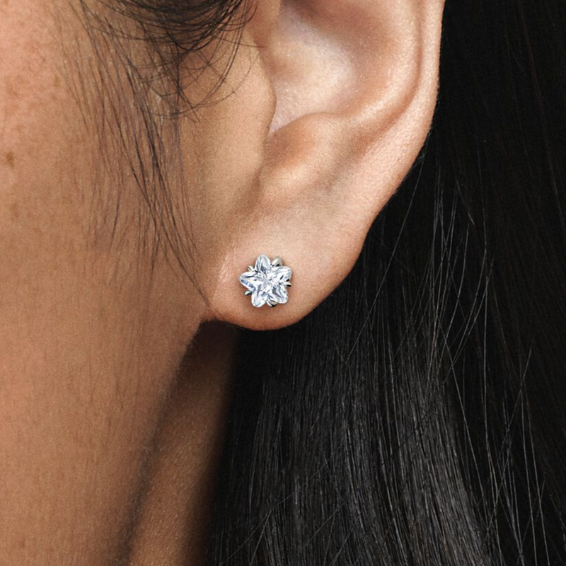 Celestial Sparkling Star Pandora Earrings