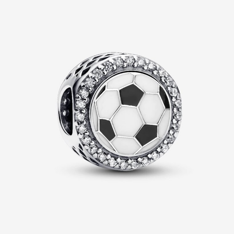 Soccer Ball Engraved Pandora Charm