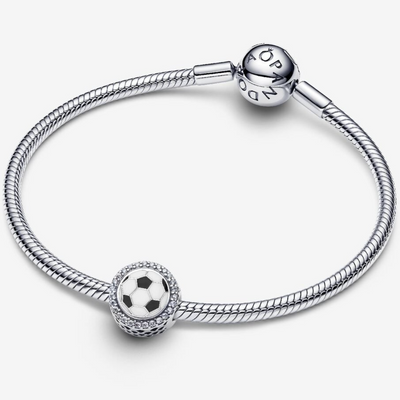 Soccer Ball Engraved Pandora Charm