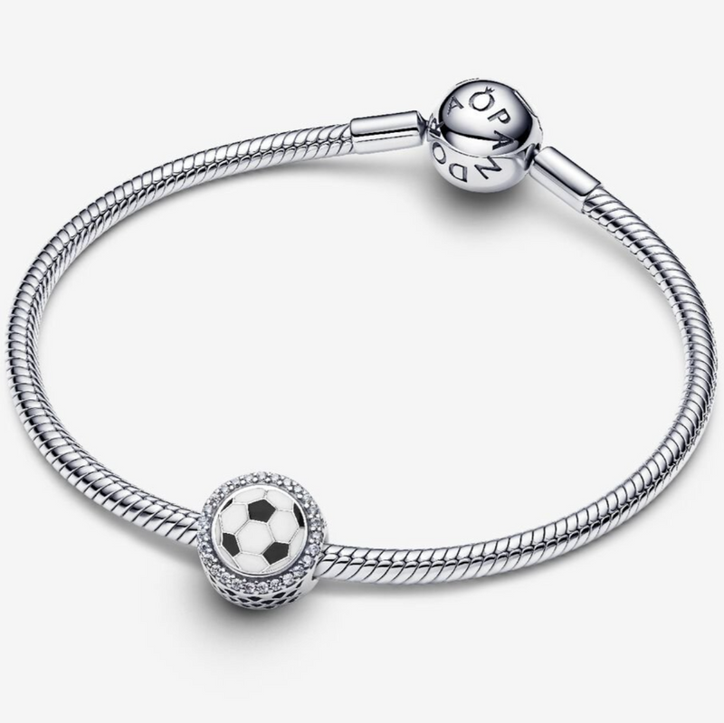 Soccer Ball Engraved Pandora Charm