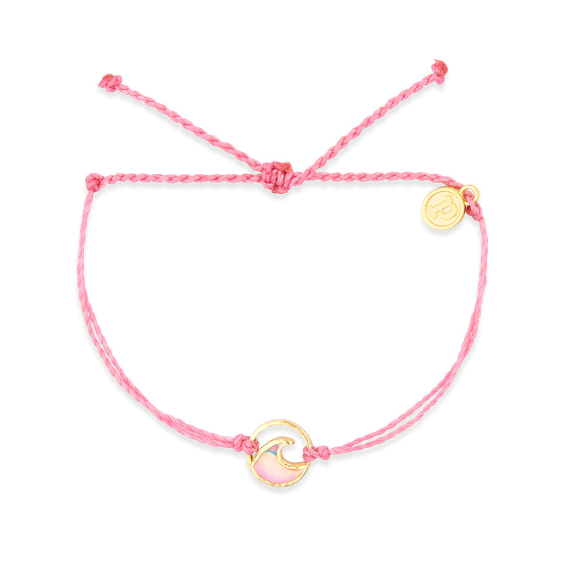 Ombre Wave Gold Charm Pura Vida Bracelet