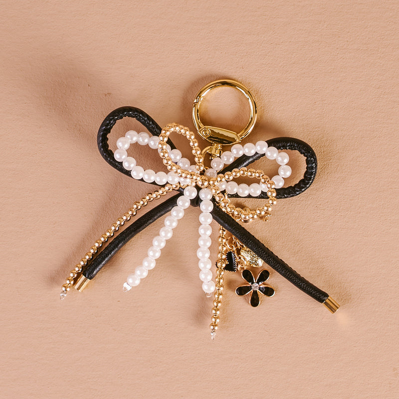 Layered Bows Keychain Bag Charm