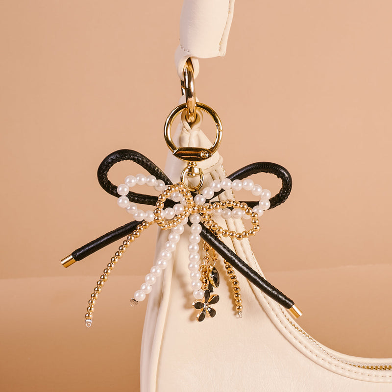 Layered Bows Keychain Bag Charm